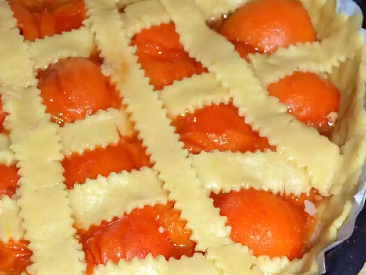 CROSTATA DI ALBICOCCHE AL PASSITO per riflettere. - foto 3