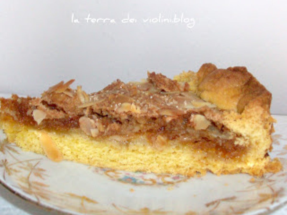 Crostata di amaretti e mandorle