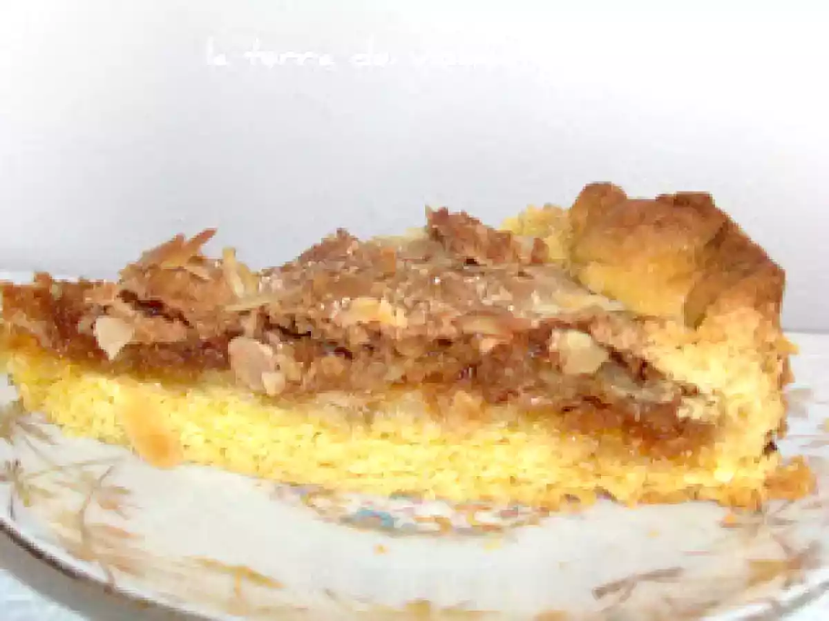 Crostata di amaretti e mandorle