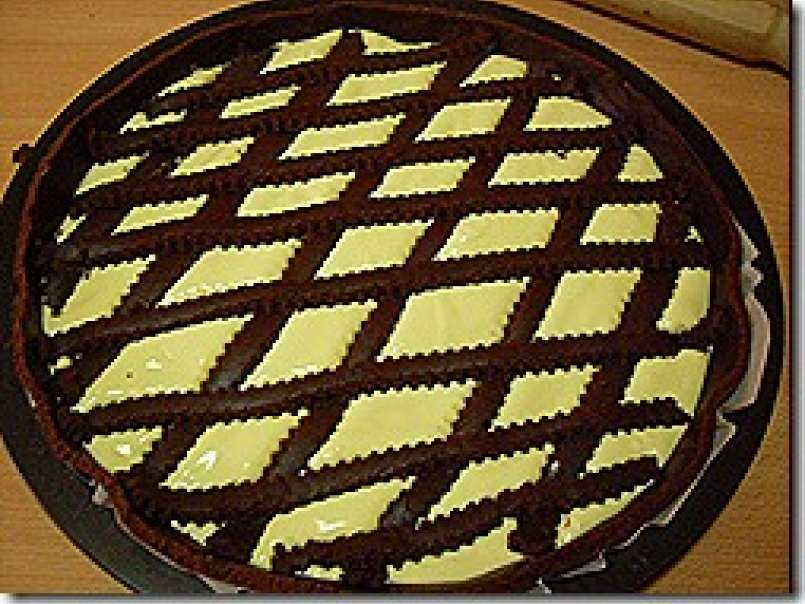 Crostata di cacao con crema al mascarpone