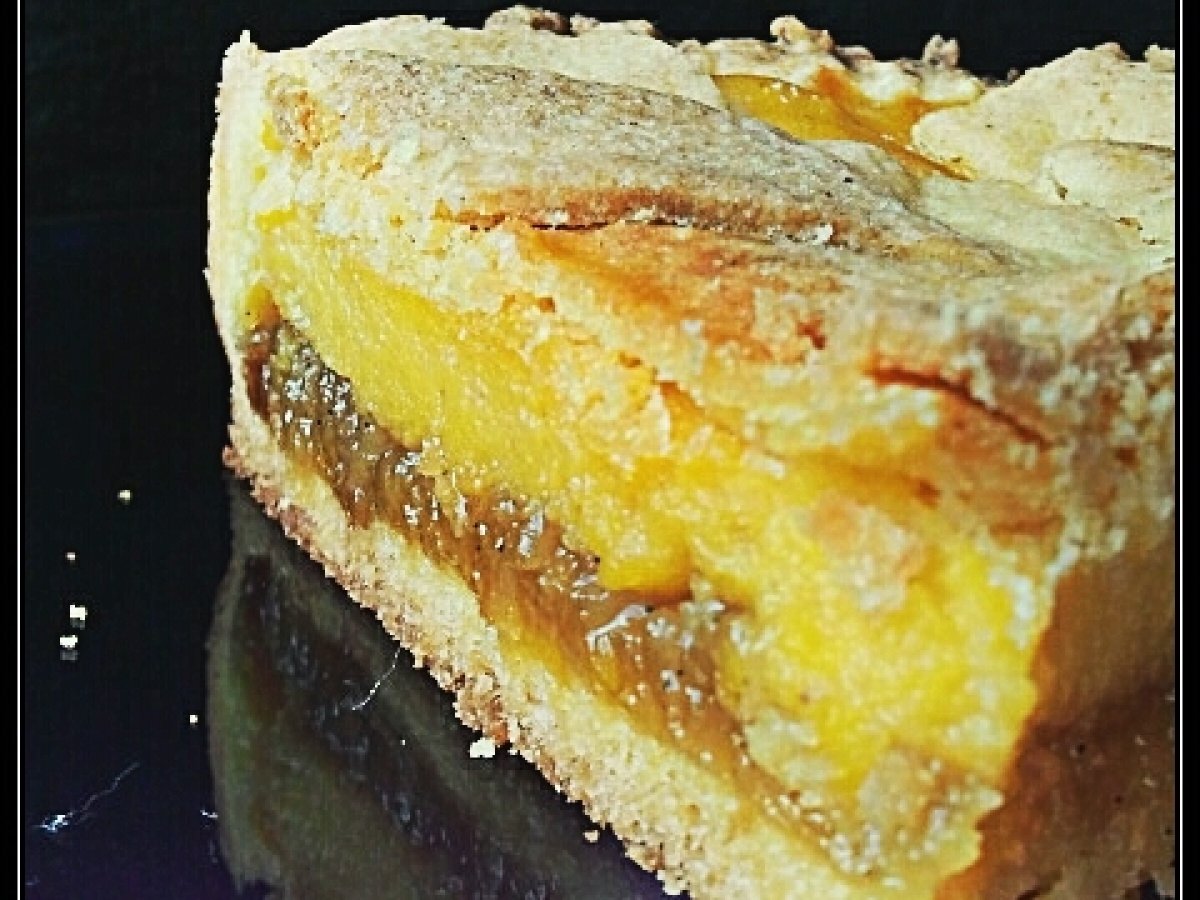 CROSTATA DI CREMA COTTA E ANANAS ALLA VANIGLIA