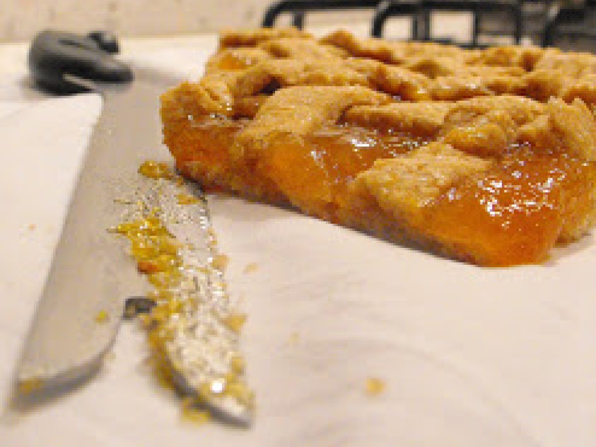 Crostata di farro e marmellata di arance