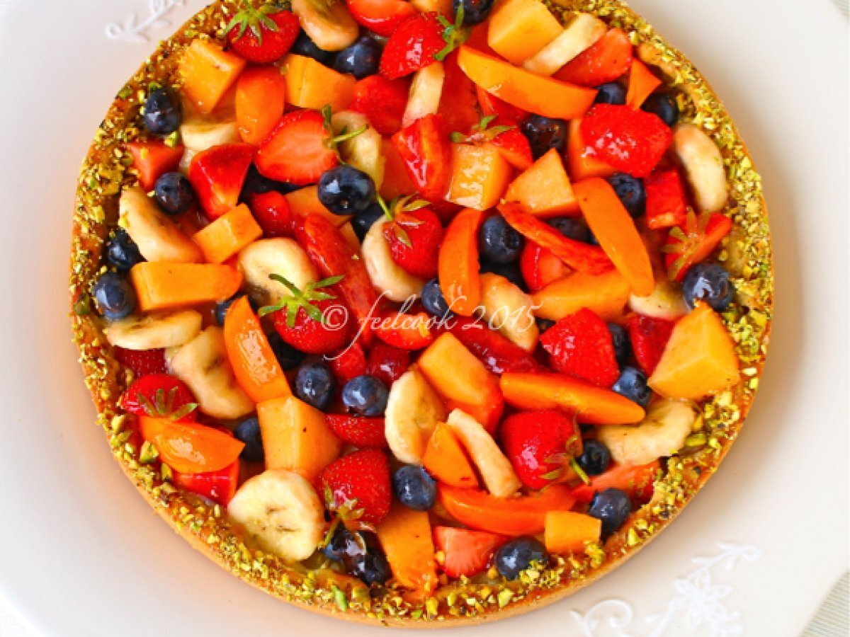 Crostata di frutta fresca moderna