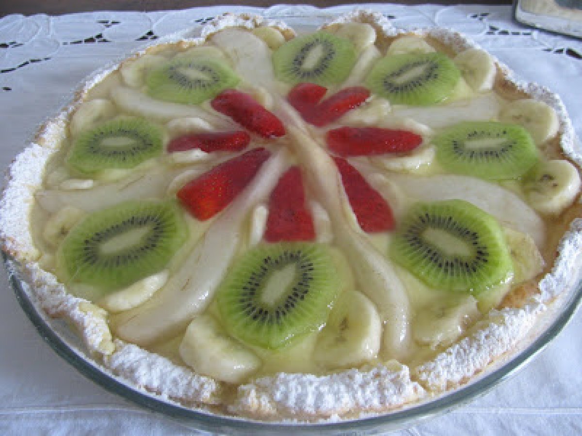 CROSTATA DI FRUTTA PER COMPLEANNO