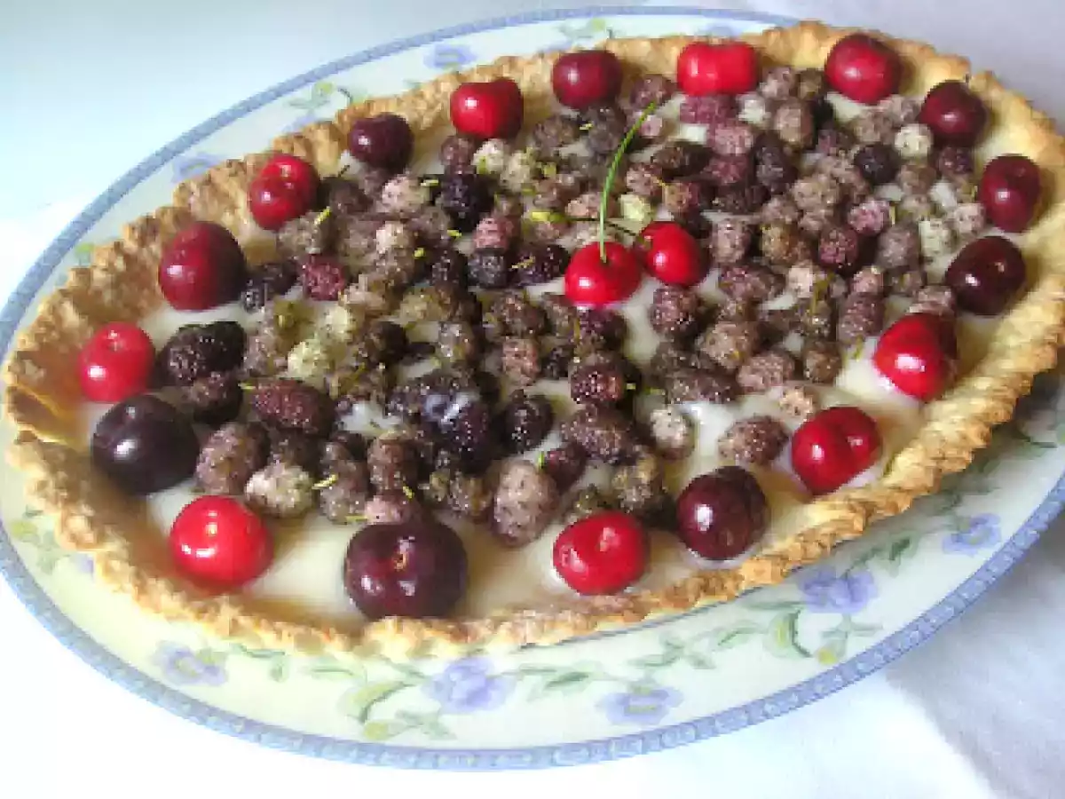 Crostata di gelso more e crema al limoncello - foto 2