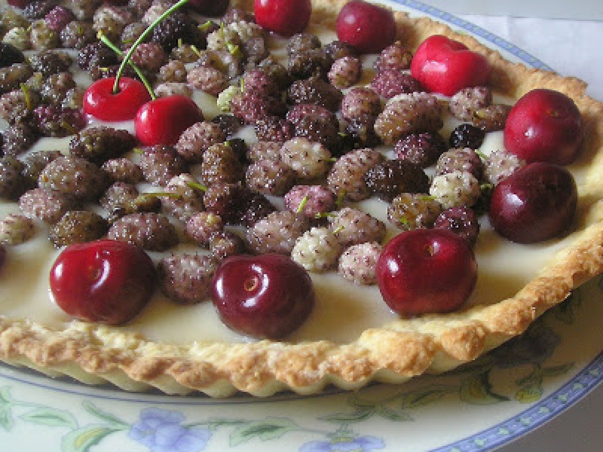 Crostata di gelso more e crema al limoncello - foto 3