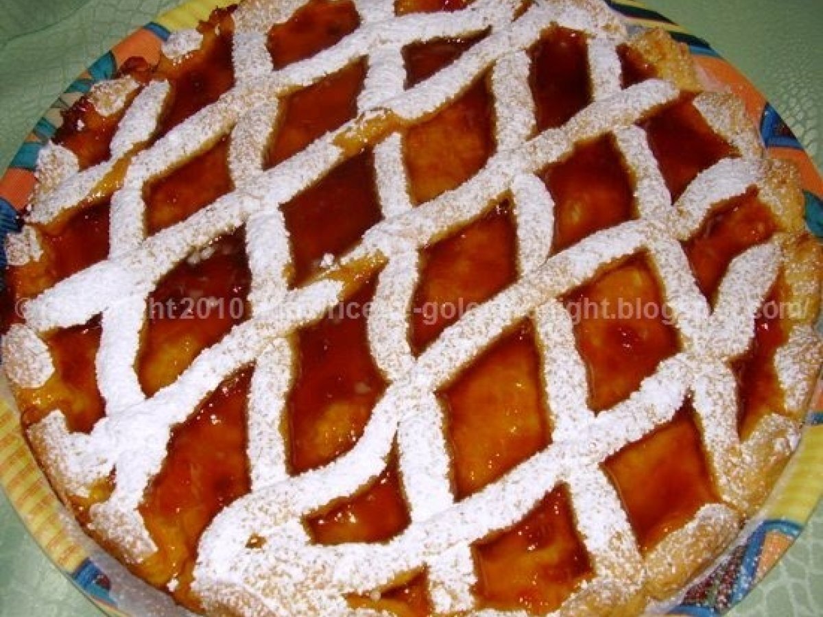 Crostata di Marmellata con Confettura di Albicocche