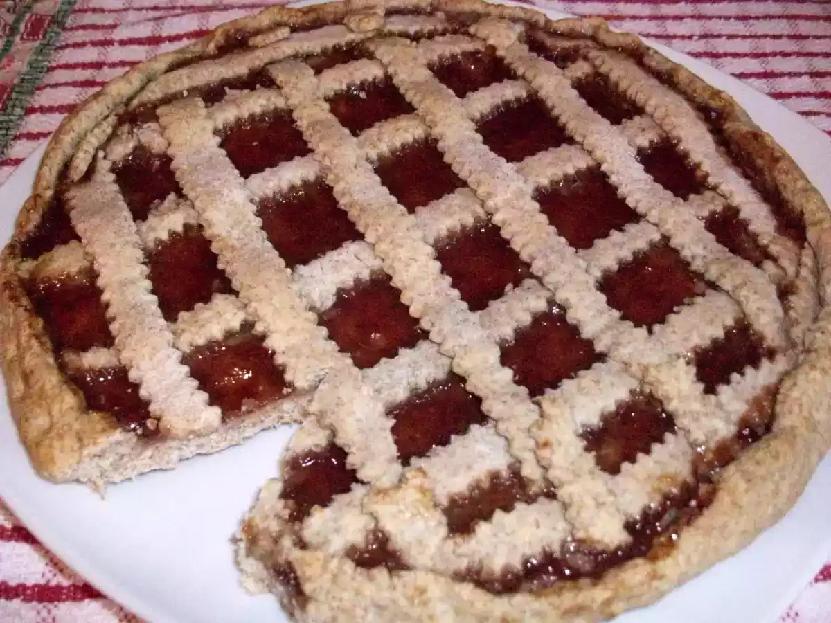 Crostata di marmellata dietetica