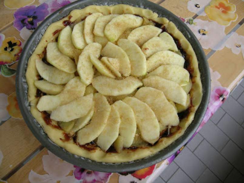 Crostata di mele con marmellata di fragole e aceto balsamico - foto 2