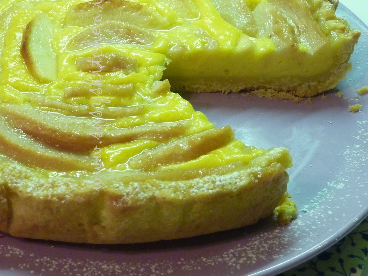 Crostata di mele e crema pasticcera