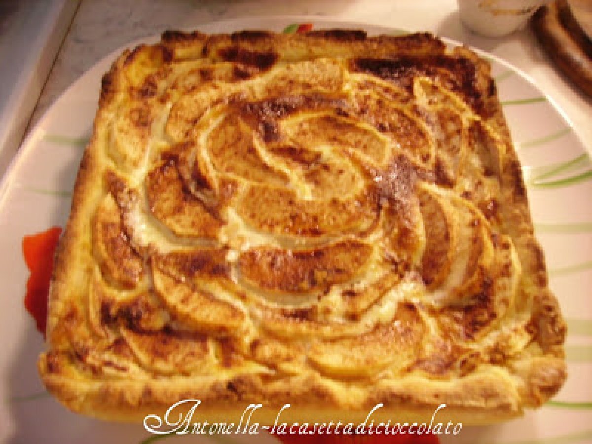 Crostata di mele e mascarpone