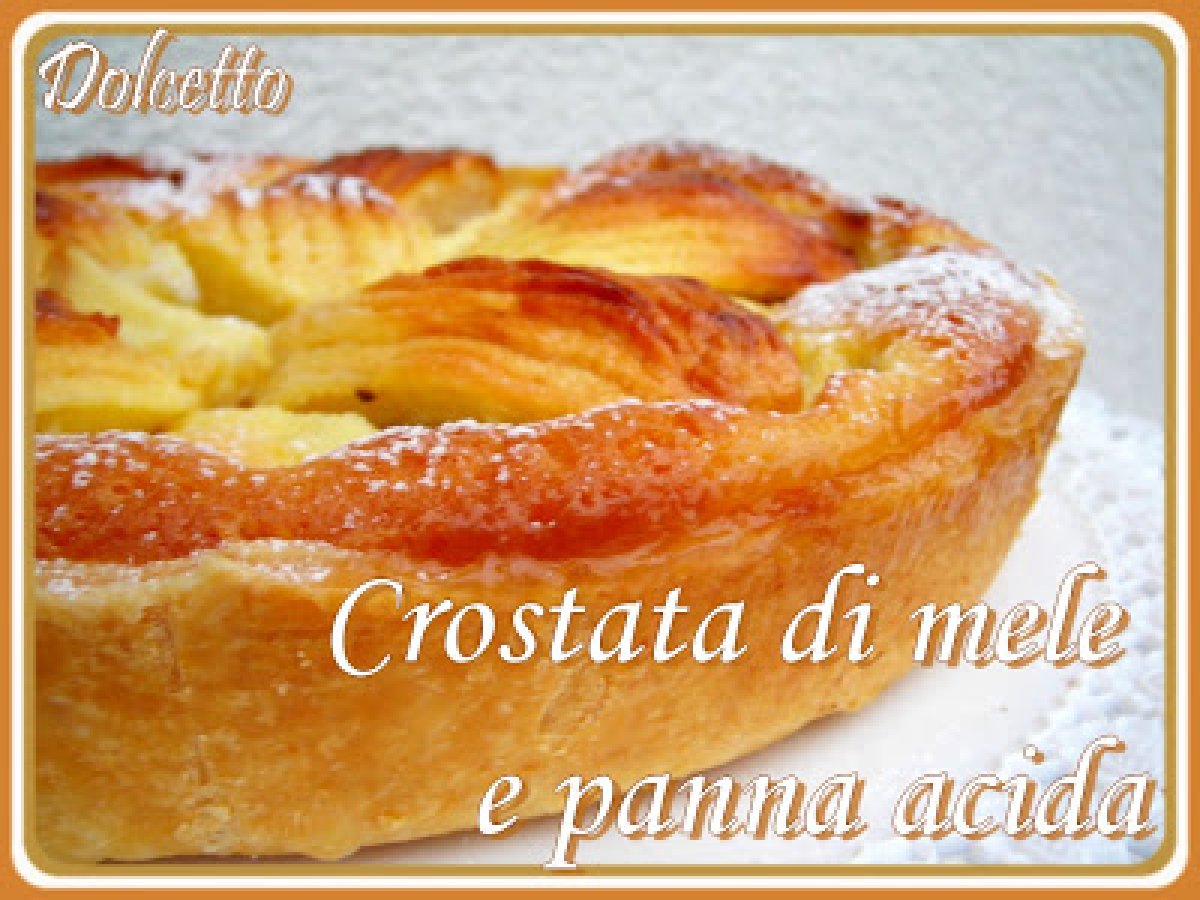 CROSTATA DI MELE E PANNA ACIDA - foto 5