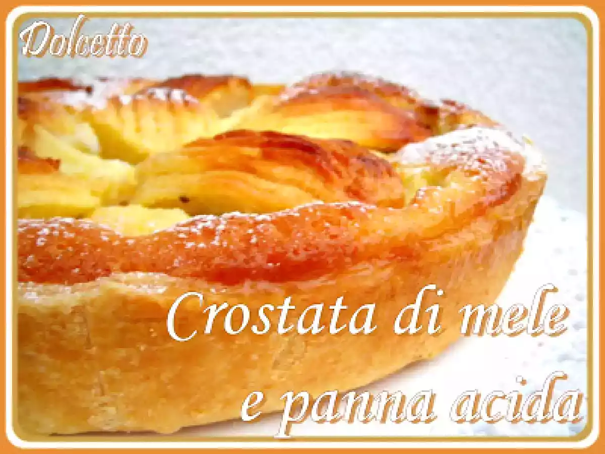 CROSTATA DI MELE E PANNA ACIDA - foto 5