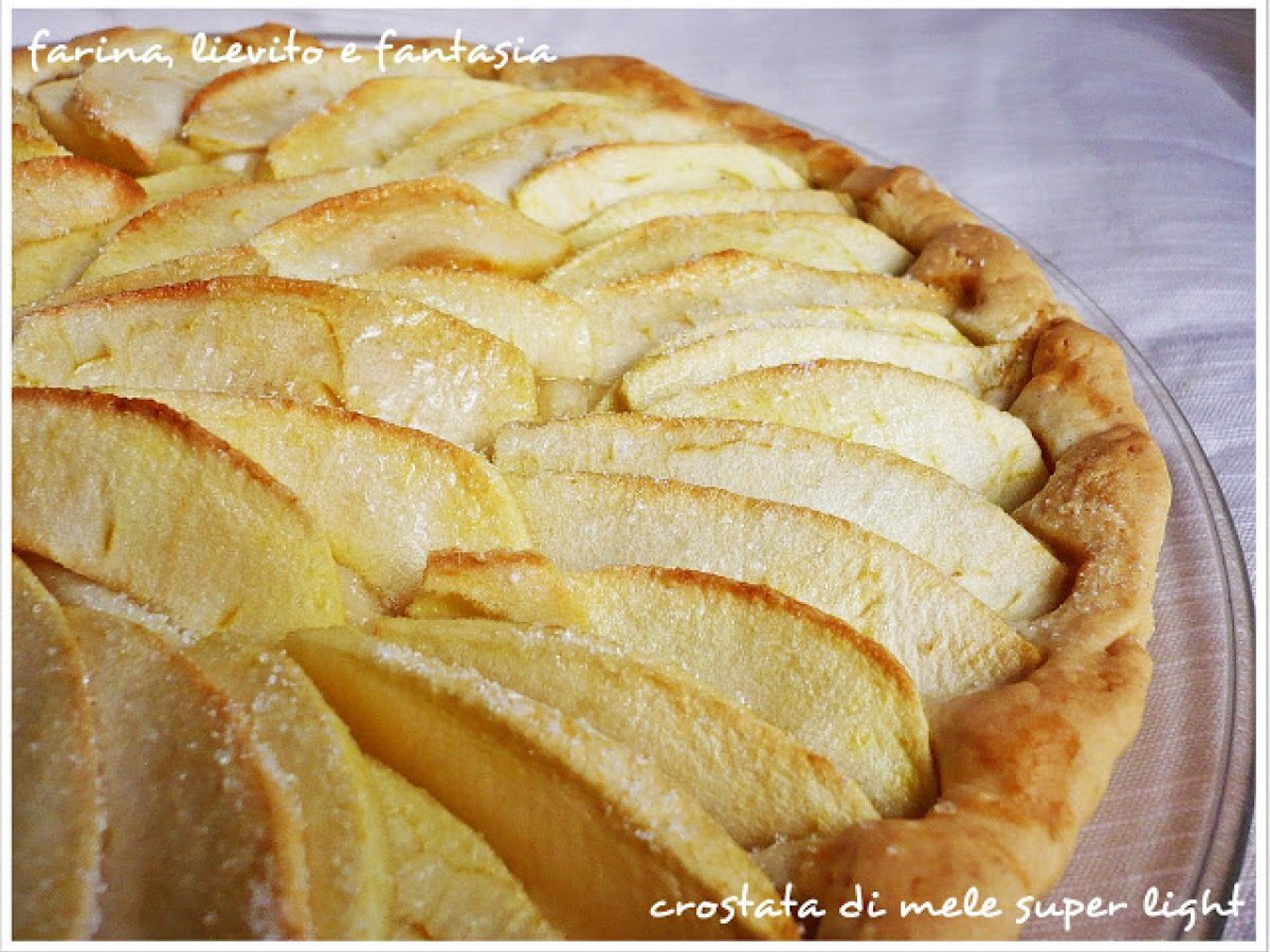 Crostata di mele super light