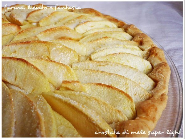 Crostata di mele super light