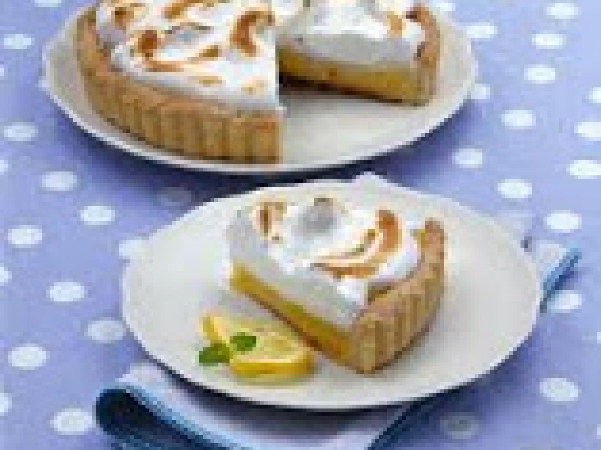 Crostata di meringa e agrumi
