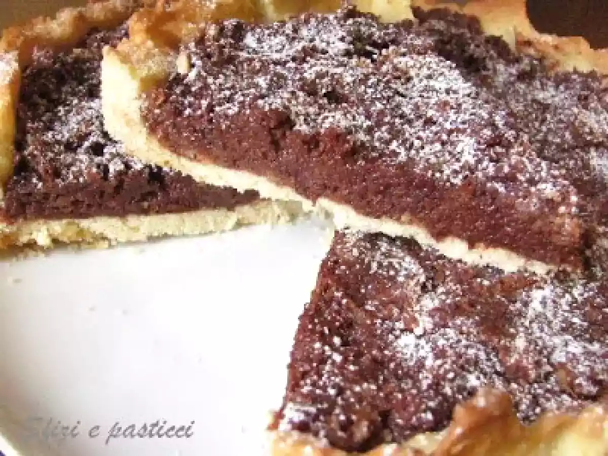 Crostata di pandoro alla nutella