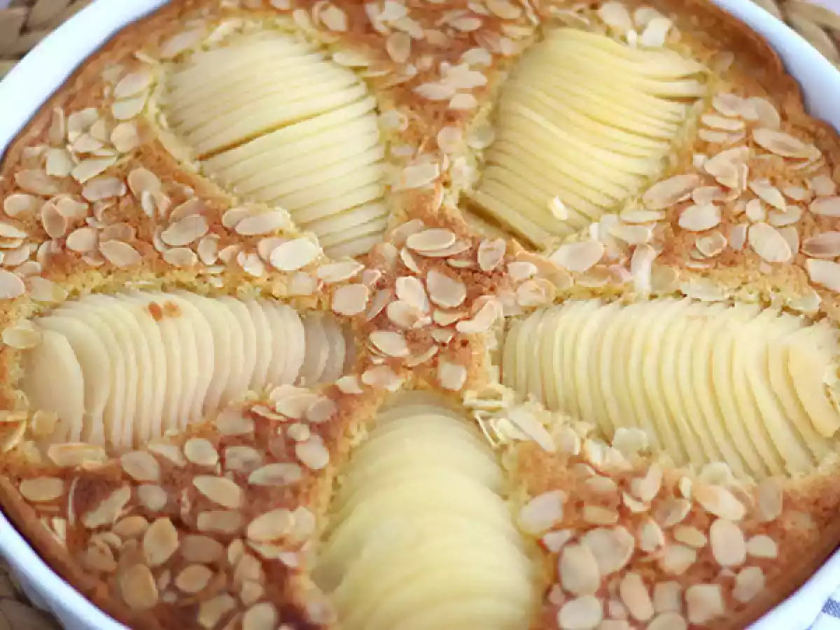 Crostata di pere e crema alle mandorle (Torta Bourdaloue) - foto 2
