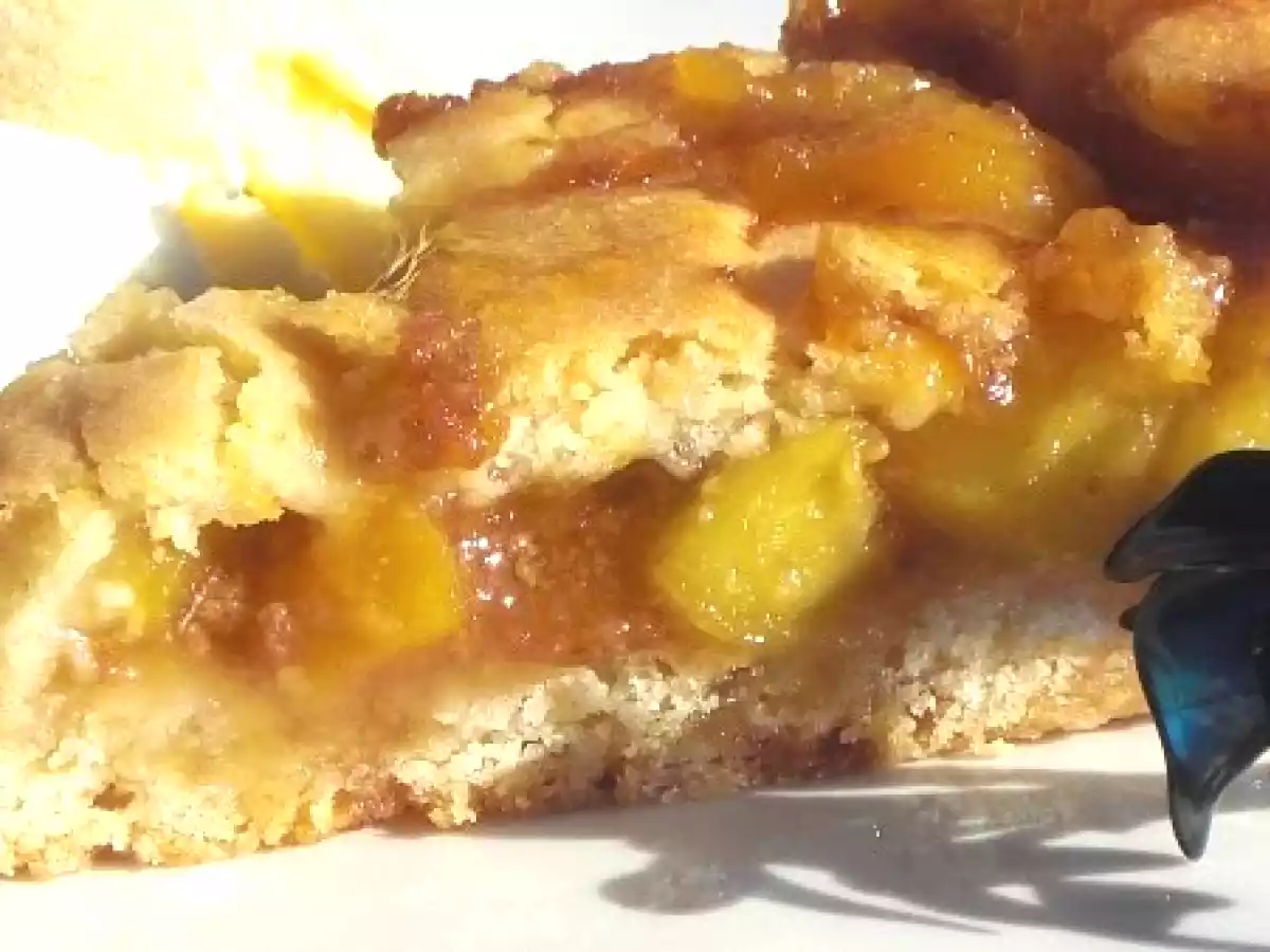 Crostata di pesche e amaretti - foto 2