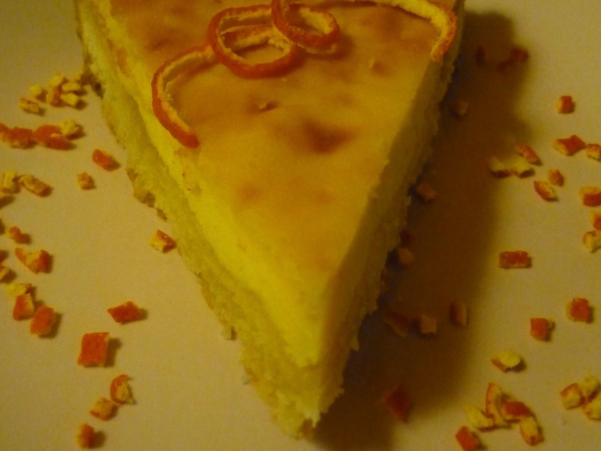 Crostata di ricotta al profumo d'arancia