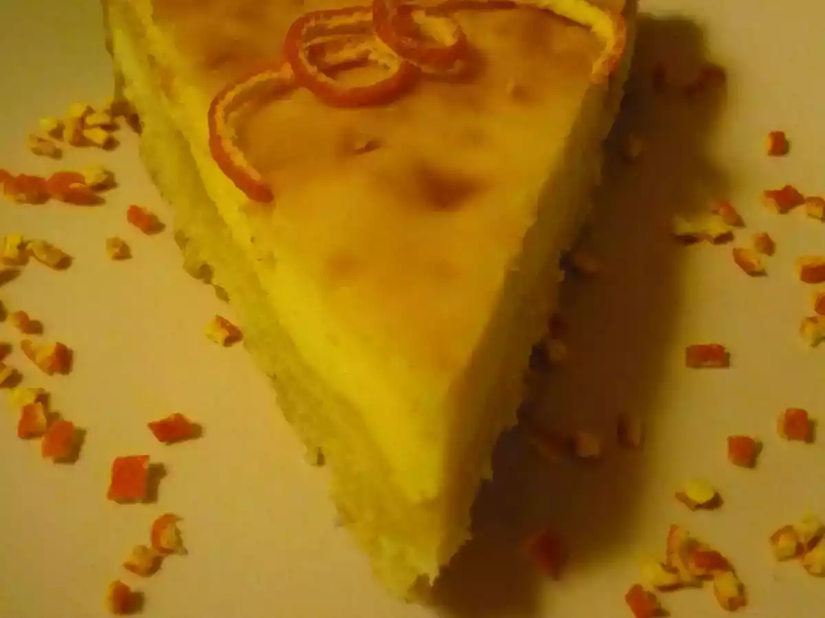 Crostata di ricotta al profumo d'arancia