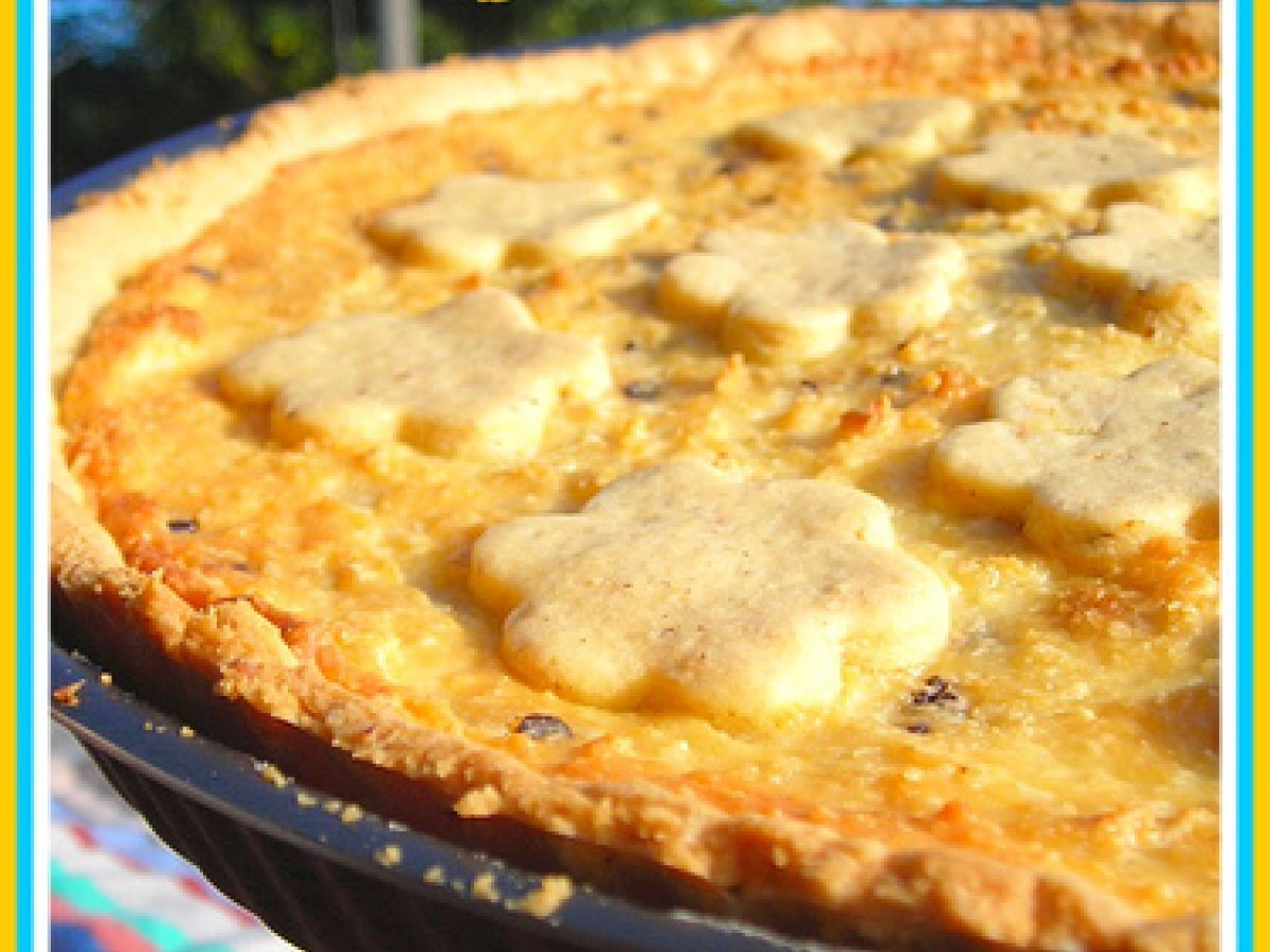 CROSTATA DI RICOTTA, COCCO E GOCCE DI CIOCCOLATO