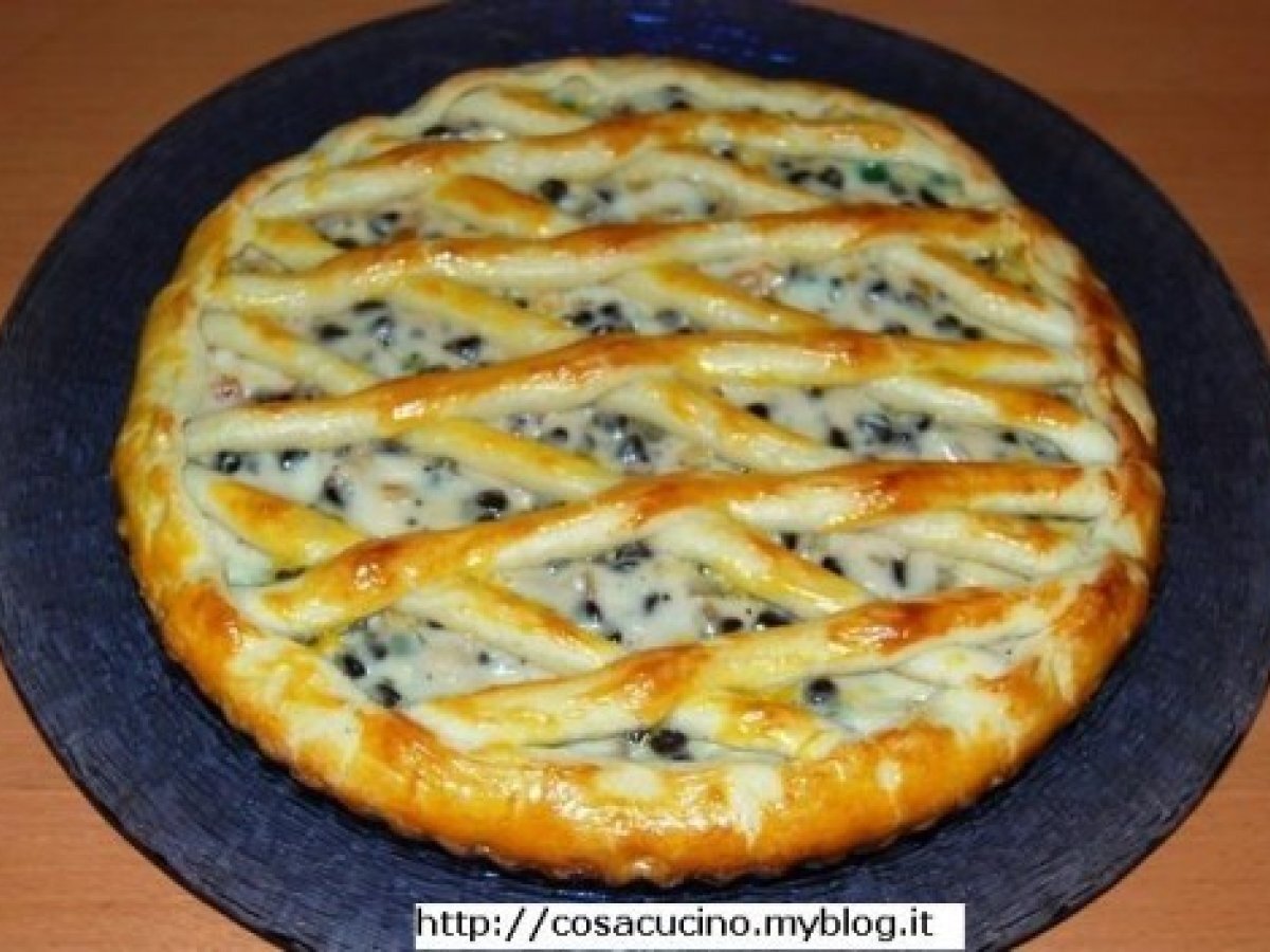 Crostata di Ricotta con Canditi e Gocce di Cioccolato