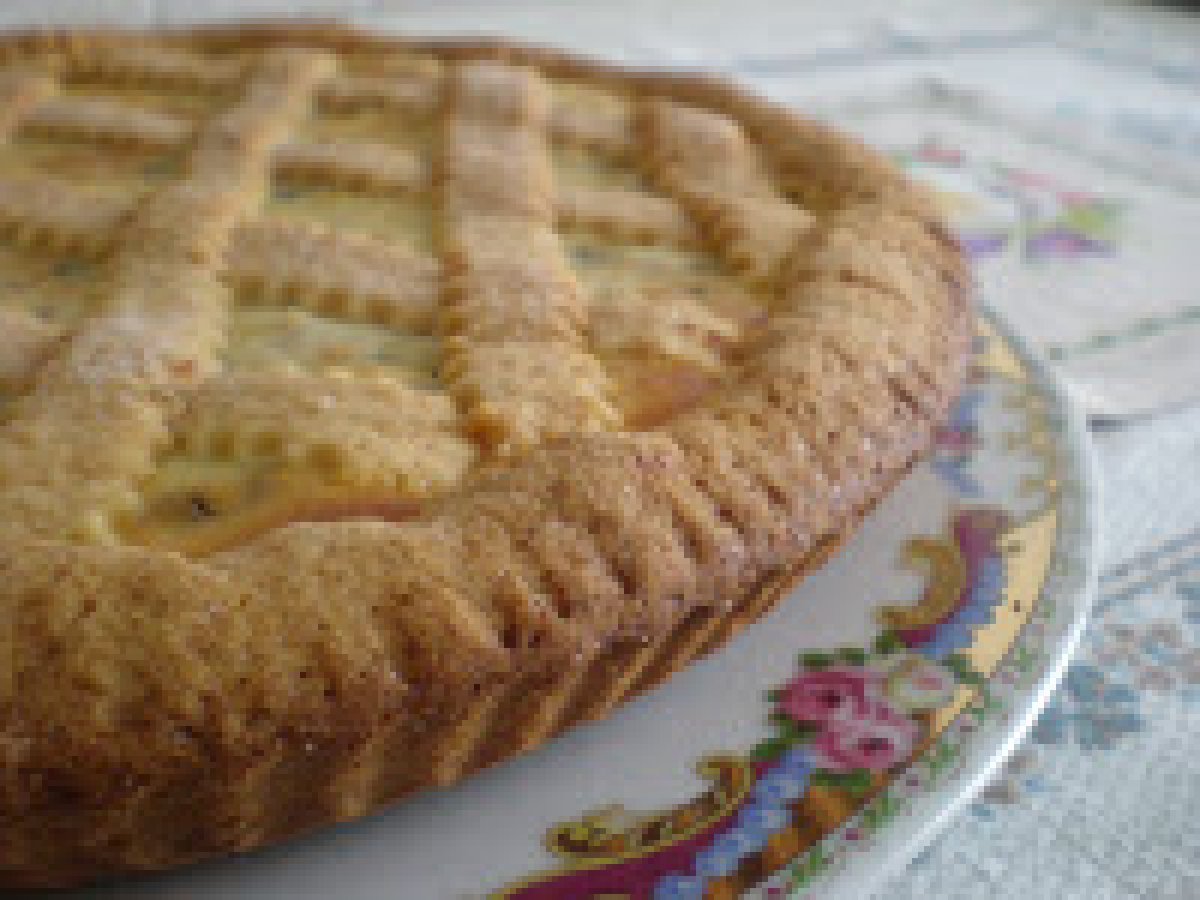 Crostata di ricotta con gocce di cioccolato e pinoli - foto 3