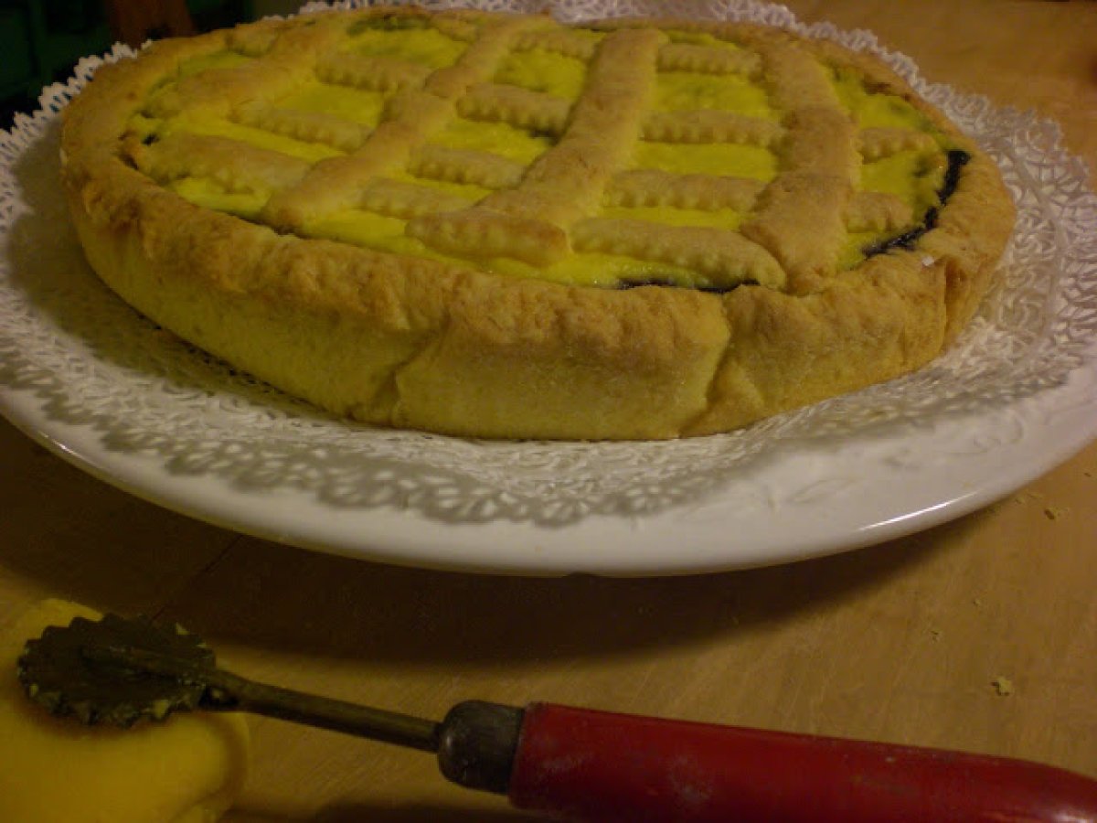 Crostata di ricotta e marmellata di mirtilli - foto 2