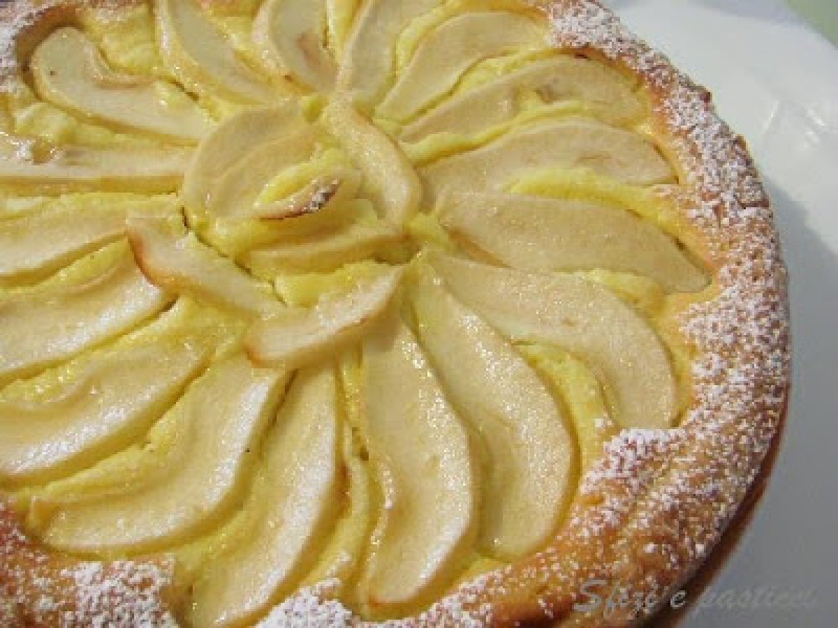 Crostata di ricotta e pere