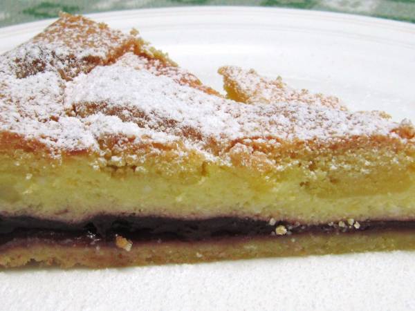 Crostata di ricotta e visciole