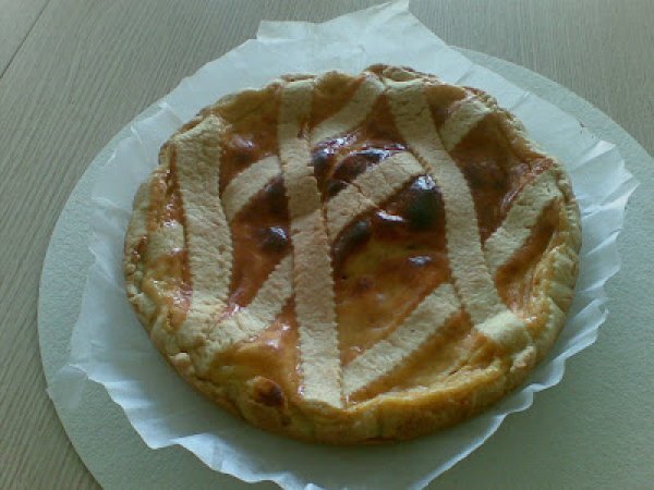 Crostata di ricotta, (simil pastiera ma senza grano)