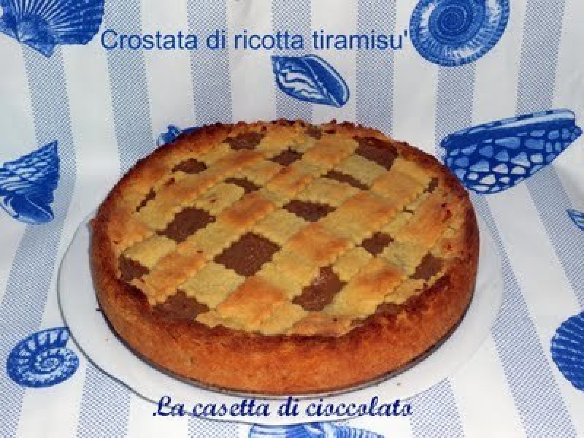 Crostata di ricotta tiramisu'
