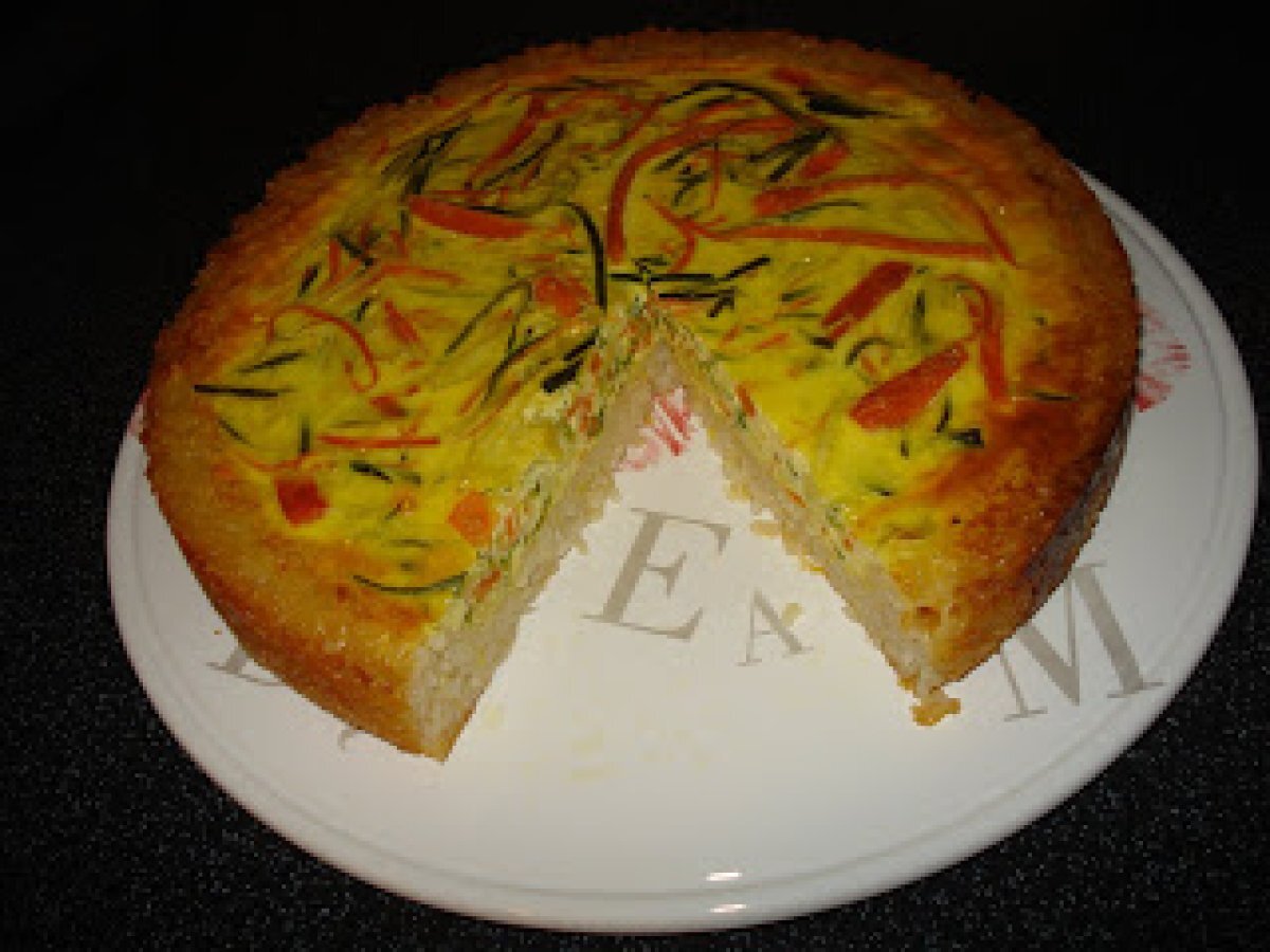 Crostata di riso e verdure