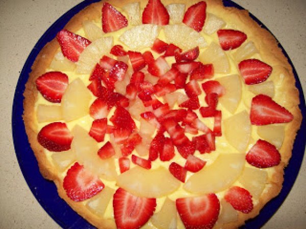 Crostata...fragole e ananas