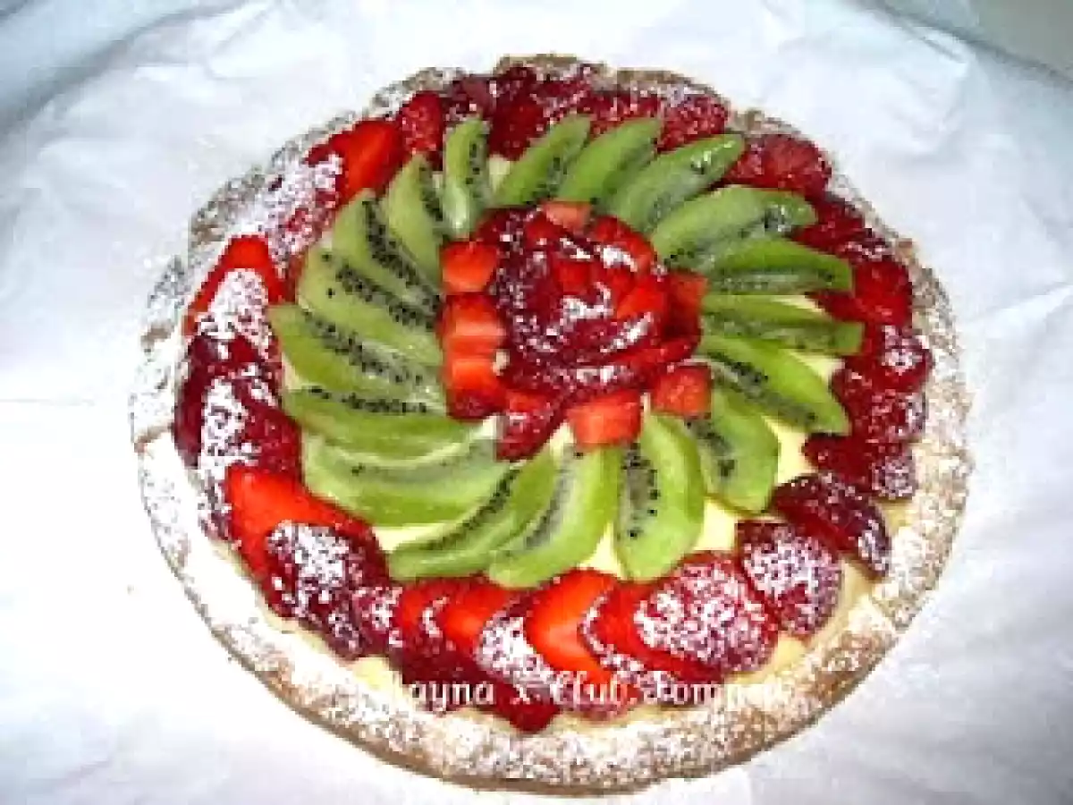 Crostata fragole e kiwi