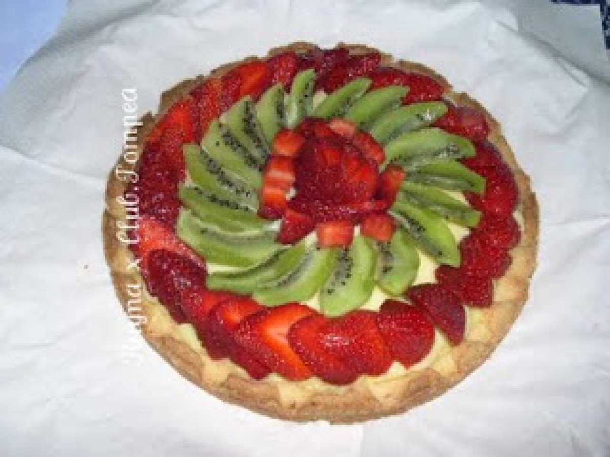 Crostata fragole e kiwi - foto 2