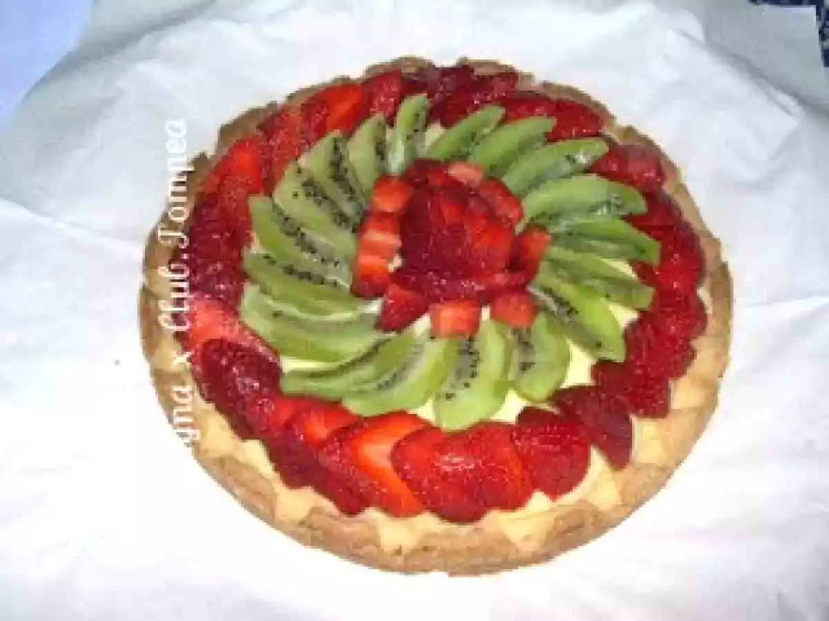 Crostata fragole e kiwi - foto 2