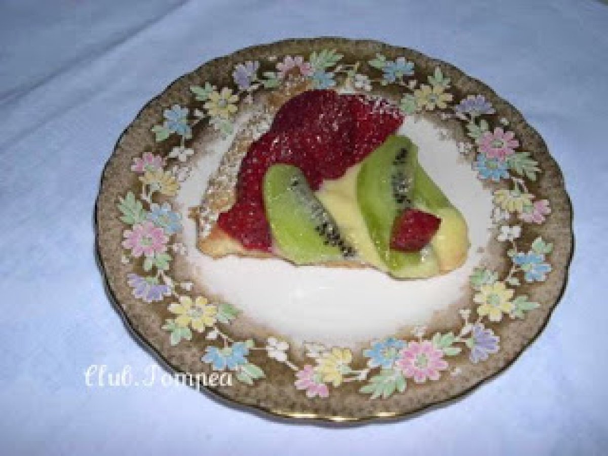 Crostata fragole e kiwi - foto 3