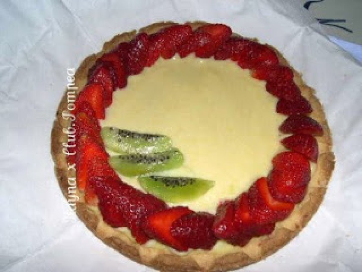 Crostata fragole e kiwi - foto 7