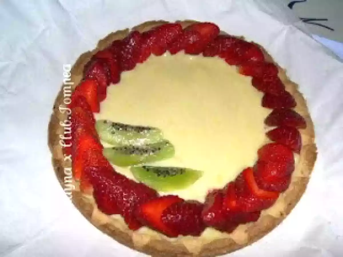 Crostata fragole e kiwi - foto 7