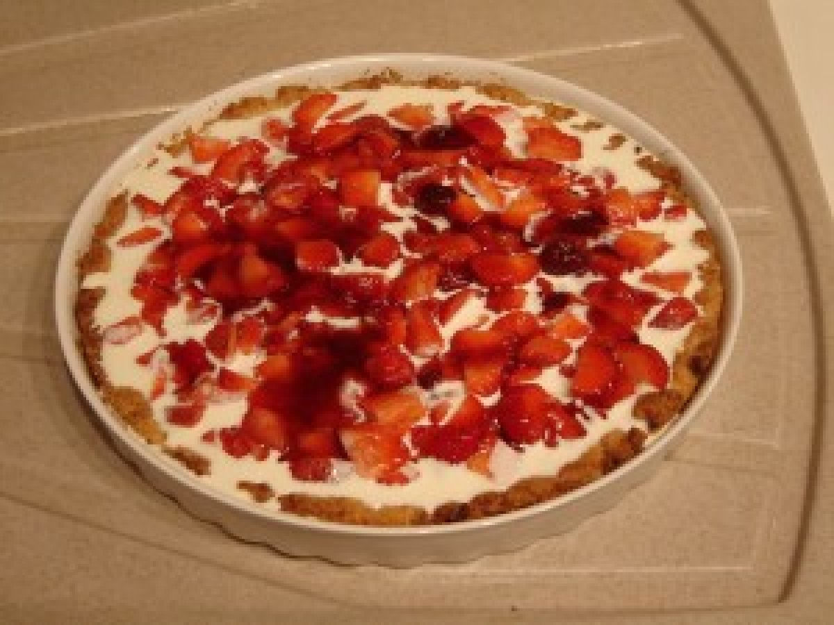 Crostata fragole e mascarpone