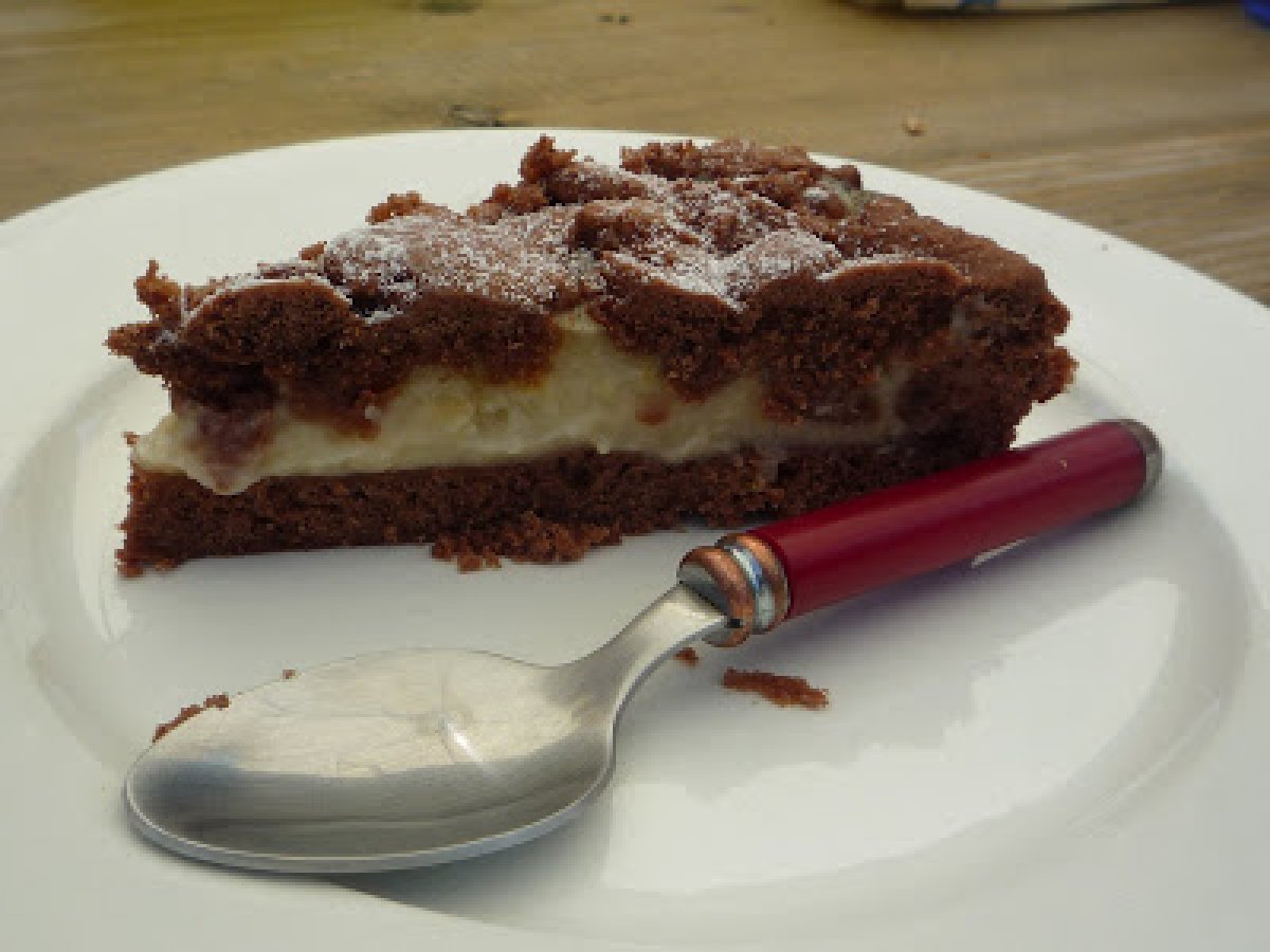 Crostata friabile al cacao con crema di pere - foto 2