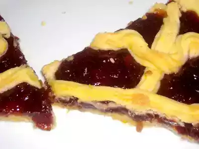Crostata linzer di luca montersino con frolla montata