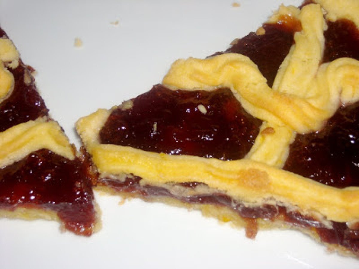 CROSTATA LINZER di LUCA MONTERSINO CON FROLLA MONTATA