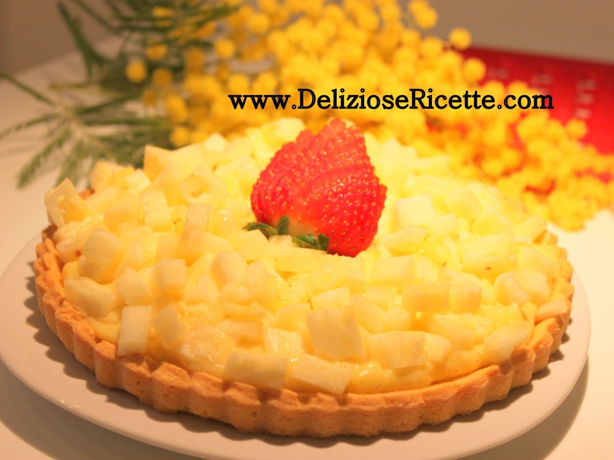 Crostata mimosa con frolla senza glutine