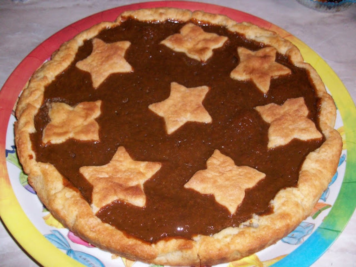 Crostata morbida al dulce de leche o dolce di latte