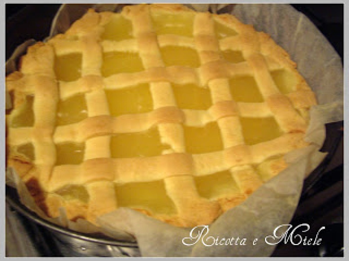 Crostata morbida al limone