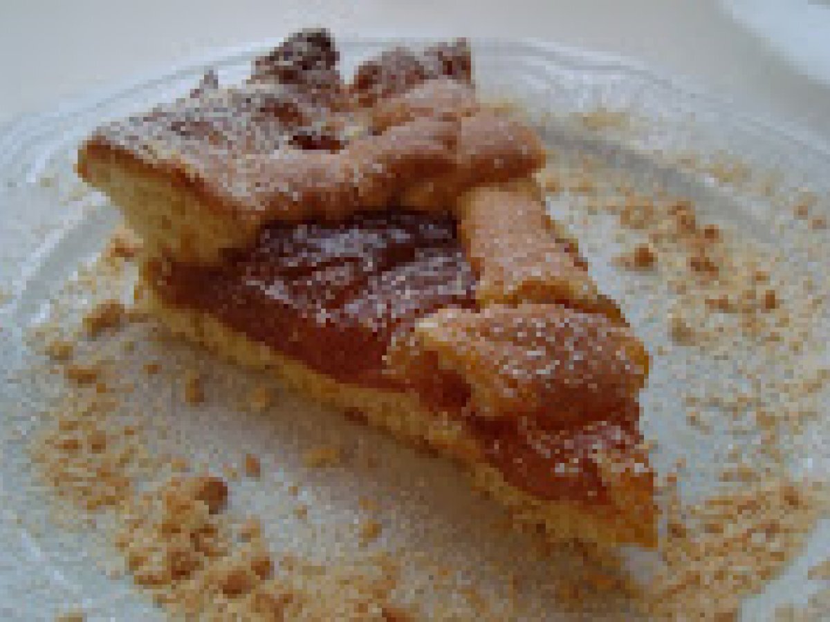 crostata con marmellata di albicocche