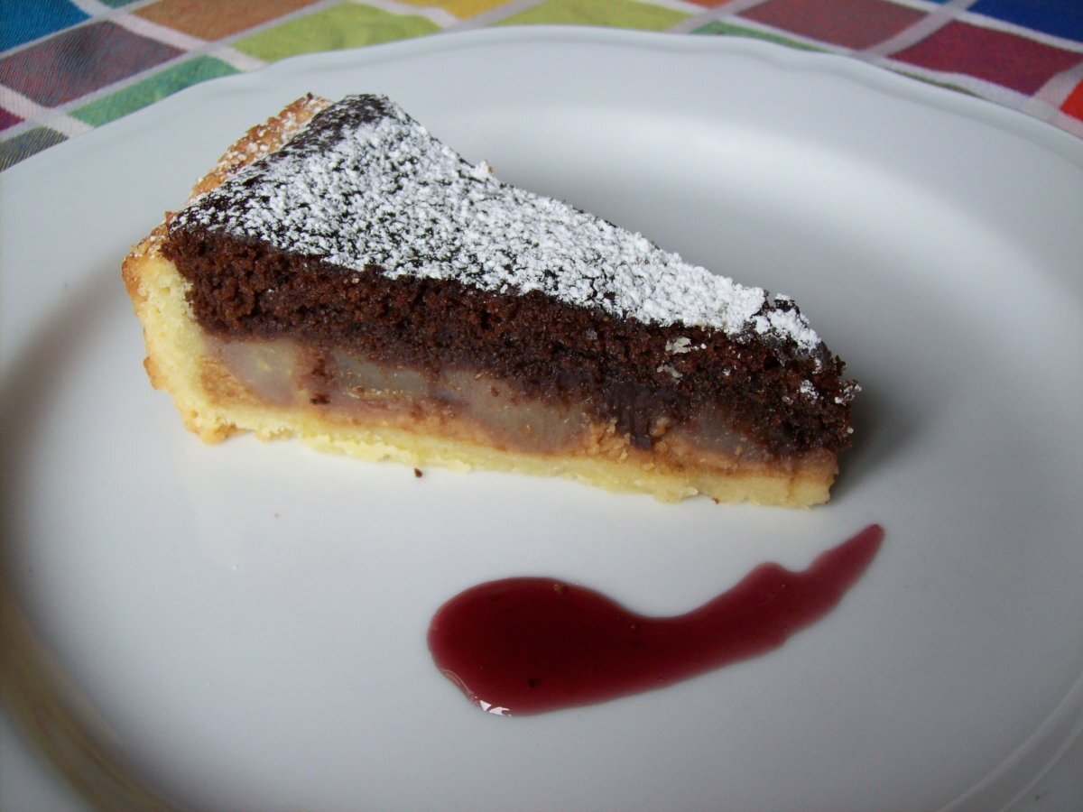 CROSTATA PERE E CIOCCOLATO